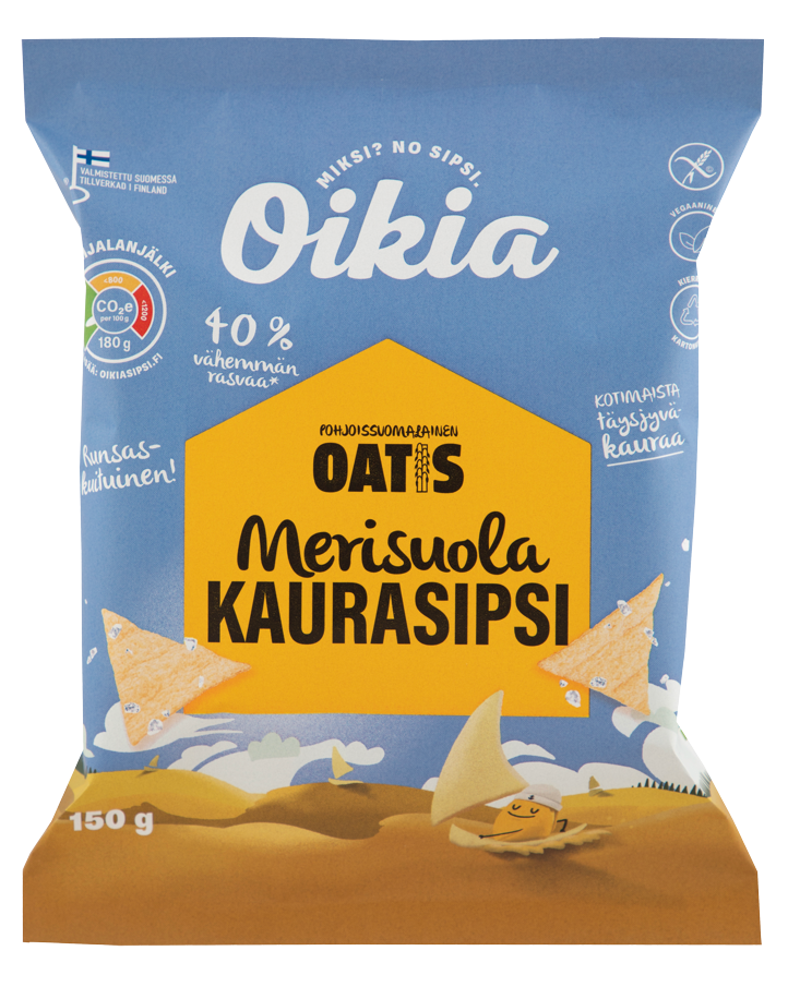 Oatis Sea Salt Oat Snacks (150g)